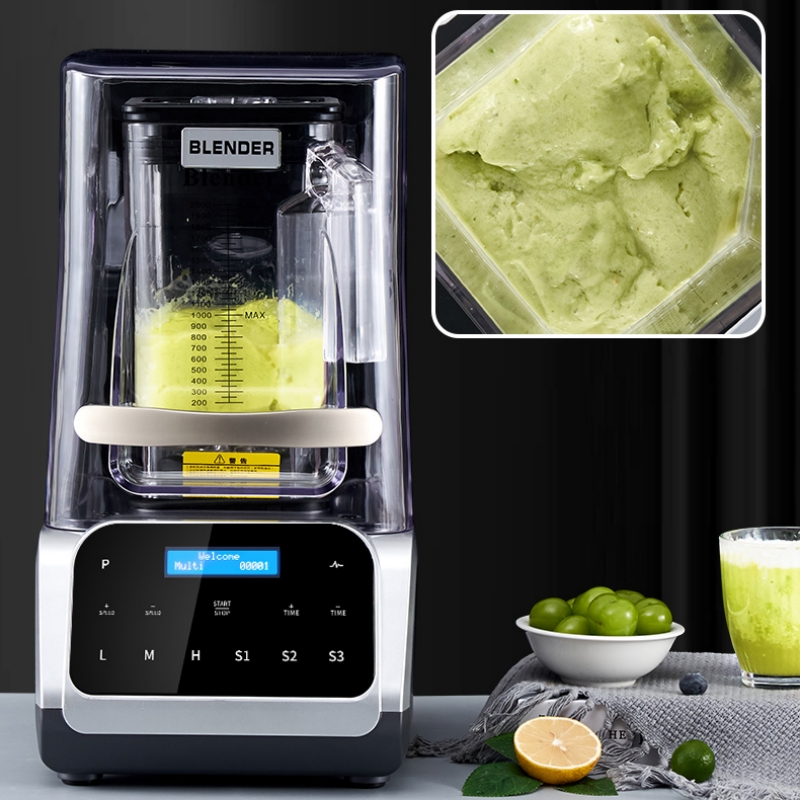 Juicer - Kommerzieller 2200W Elektrischer Mixer, Hochleistungsmixer, 2L,