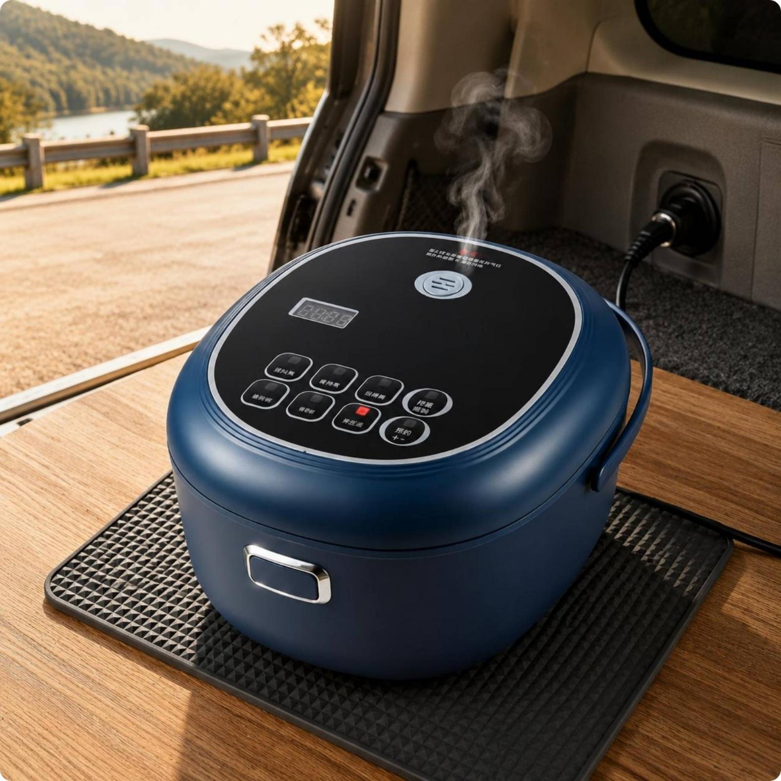 Rice Cooker - Tragbarer Reiskocher für Roadtrips, kompatibler Reiskocher,