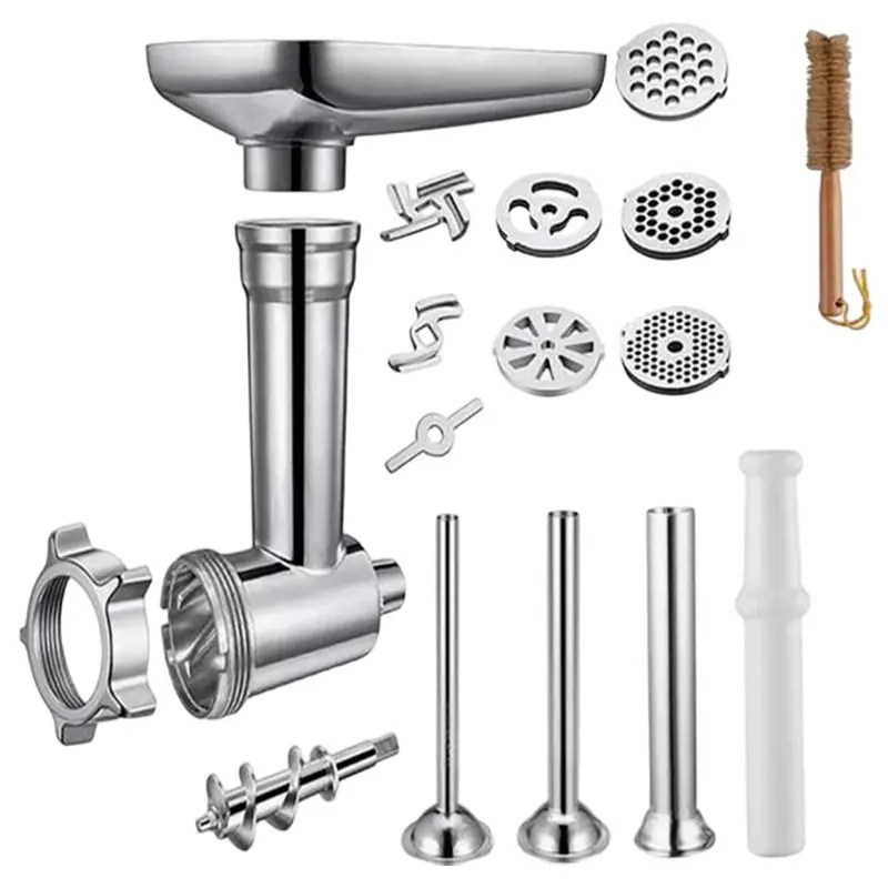 Stand Mixer - Edelstahl-Fleischwolf-Aufsatz für Kitchenaid Standmixer, langlebiges Zubehör