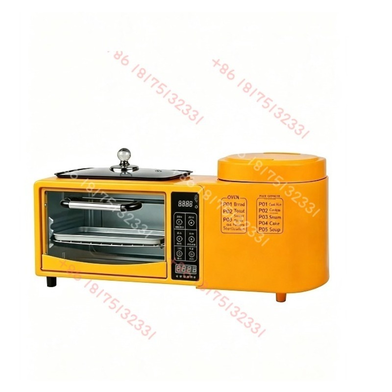 Rice Cooker - 4-in-1 Multifunktionale Frühstücksmaschine Elektrischer Haushaltsbackofen Toaster