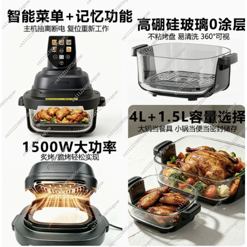 Doppelkorb-Glas-Heißluftfritte – Air Fryer Bewertung und Preis