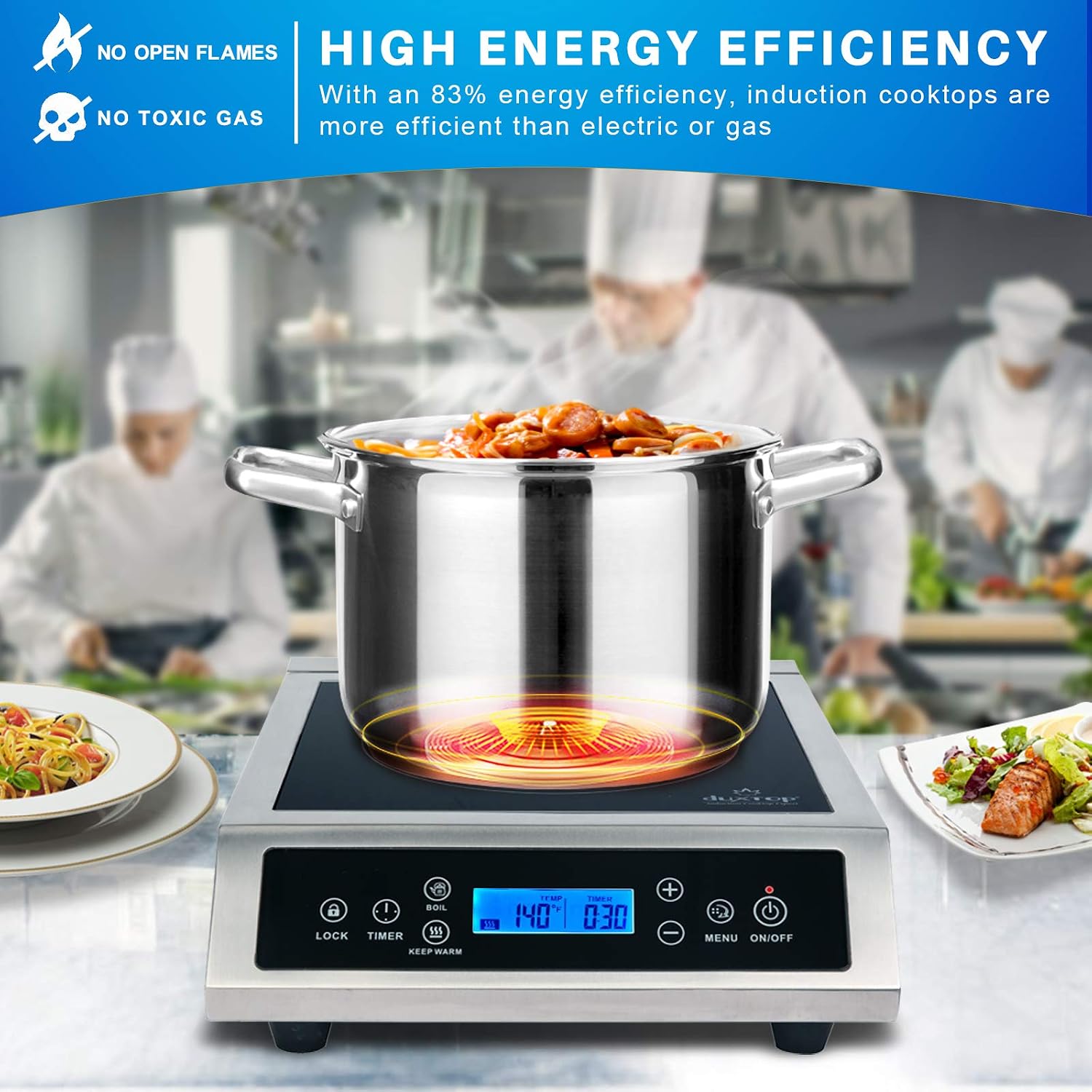 Professionelles Tragbares Indu – Induction Cooktop Portable Bewertung und Preis