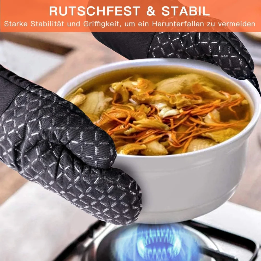 4 Stück Silikon-Küchenhandschu – Microwave Oven Bewertung und Preis