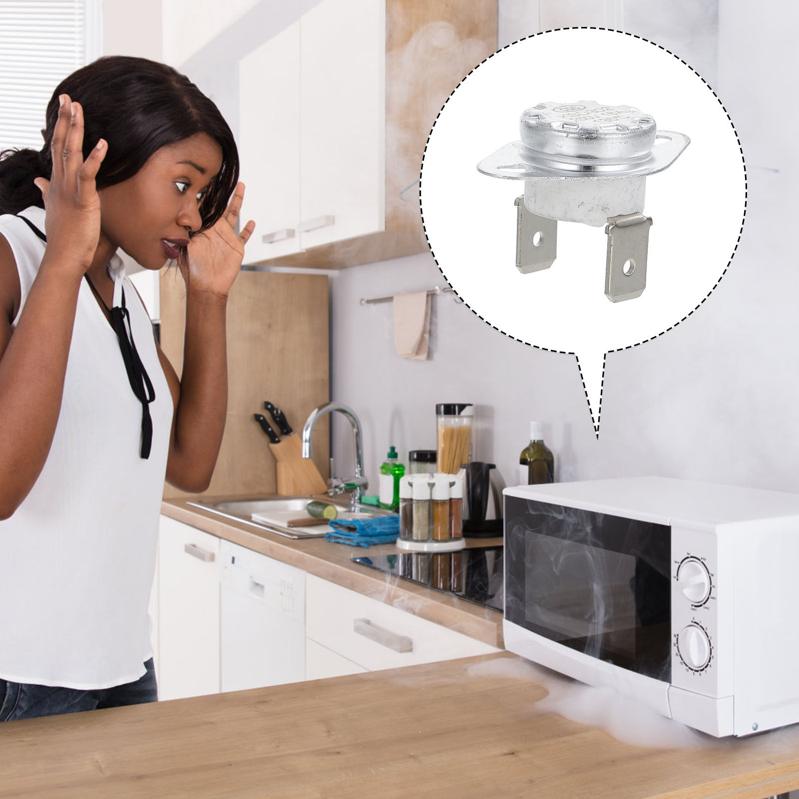 4 Stück Temperaturregler-Schal – Microwave Oven Bewertung und Preis